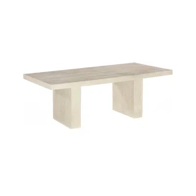 Phillips Collection Old Lumber Dining Table, Roman Stone In Brown
