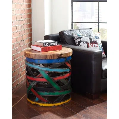 Phillips Collection Olympic Side Table In Brown