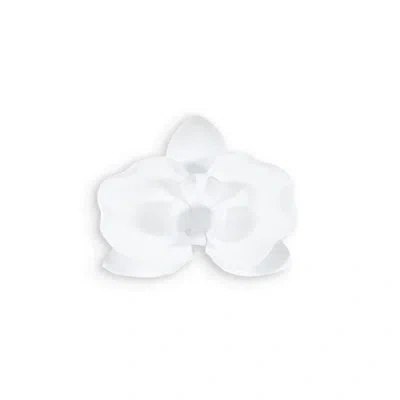 Phillips Collection Orchid Flower Metal Wall Décor In White