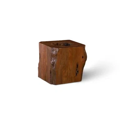 Phillips Collection Origins Solid Wood Abstract End Table In Natural