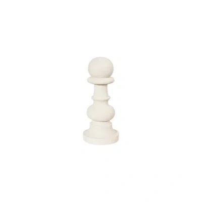 Phillips Collection Pawn Chess Sculpture In White