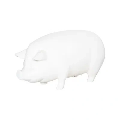 Phillips Collection Pig Sculpture, Standing, Off White
