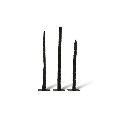 Phillips Collection Post Sculpture Set Of 3 In Black