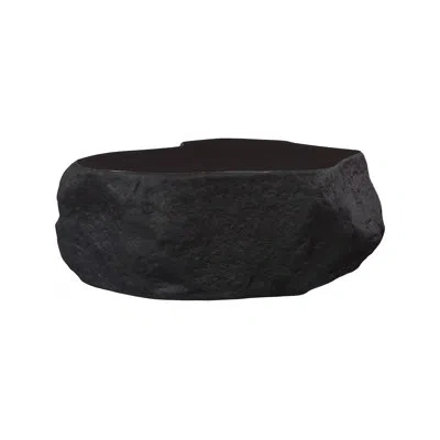 Phillips Collection Quarry Coffee Table, Black Glamstone