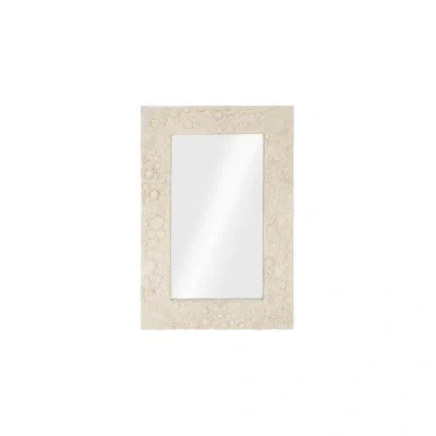 Phillips Collection Reef Mirror Sm In Off White