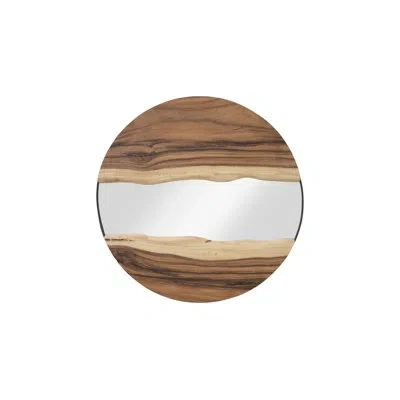 Phillips Collection River Mirror, Natural, Round