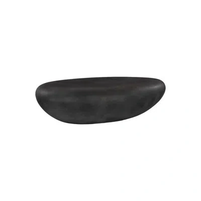 Phillips Collection River Stone Coffee Table, Charcoal Stone, Extra Large