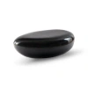 Phillips Collection River Stone Solid Coffee Table In Gel Coat Black