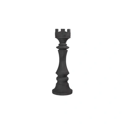 Phillips Collection Rook Chess Sculpture In Black