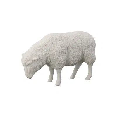 Phillips Collection Sheep Sculpture Gel Coat In White