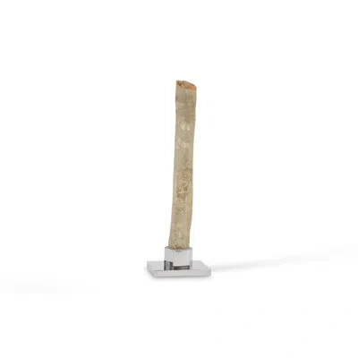 Phillips Collection Splinter Stone Sculpture In Gray;silver