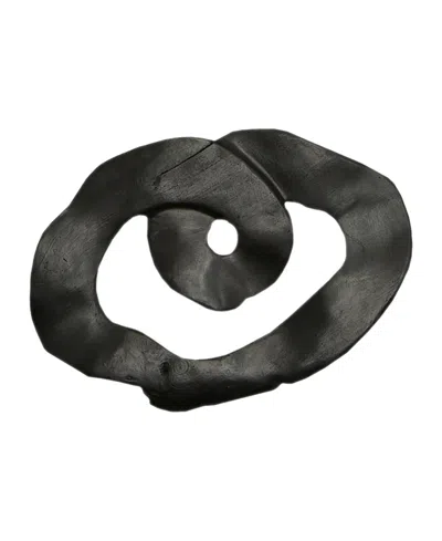 Phillips Collection Swirl Wall Tile In Black