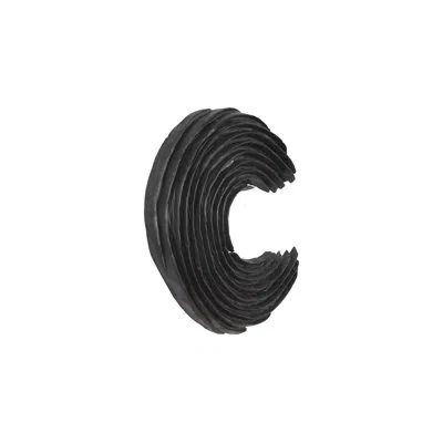 Phillips Collection Swoop Wall Art, Black Wood, Small