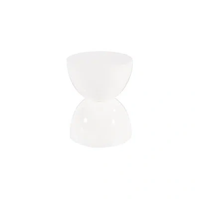 Phillips Collection Totem Accent Stool In White