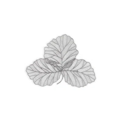 Phillips Collection Tri Leaf Metal Wall Décor In Silver