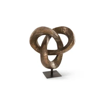 Phillips Collection Trifoil Sculpture In Brown