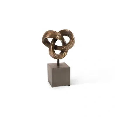 Phillips Collection Trifoil Table Sculpture In Brown