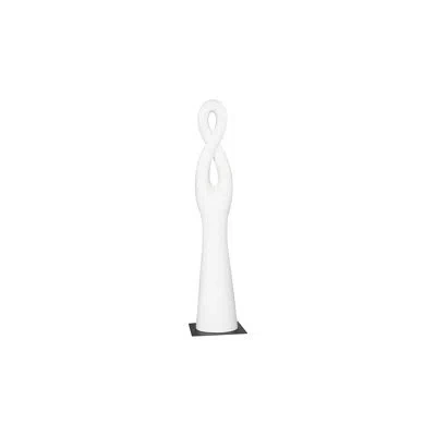 Phillips Collection Twisted Sculpture, Gel Coat In White