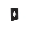 Phillips Collection Void Mirror, Black Stone In Black