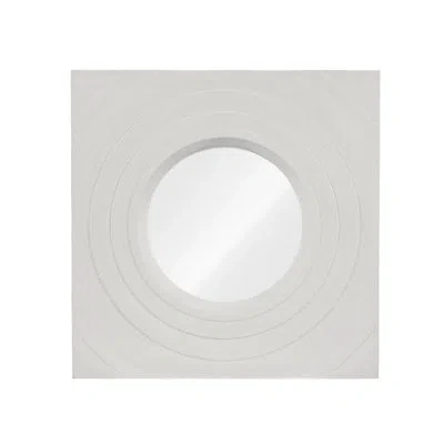 Phillips Collection Void Mirror, White Stone In Gray