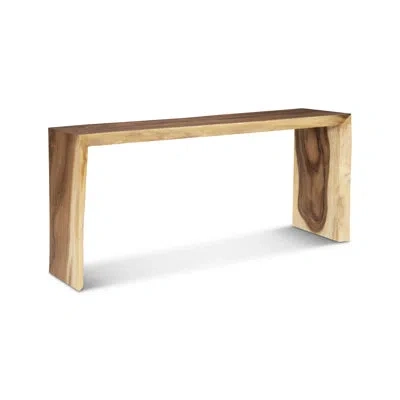 Phillips Collection Waterfall 66" Solid Wood Console Table In Brown