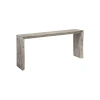 Phillips Collection Waterfall 66" Solid Wood Console Table In Gray