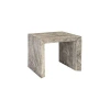 Phillips Collection Waterfall Solid Wood Sled End Table In Gray
