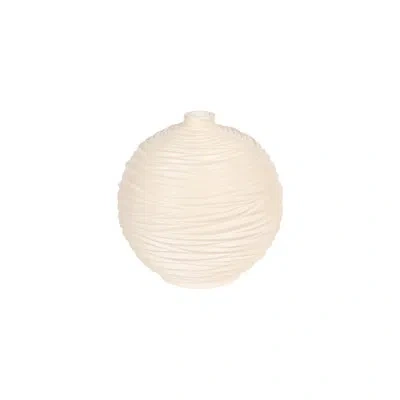 Phillips Collection Waves Off White 12" Indoor / Outdoor Resin Table Vase