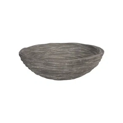 Phillips Collection Waves Resin Bowl In Gray