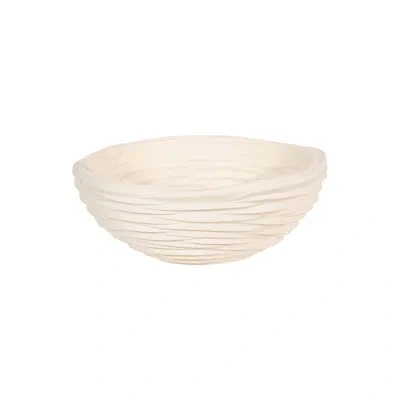 Phillips Collection Waves Resin Bowl In Ivory