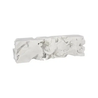 Phillips Collection White Stone Bench In Roman Stone