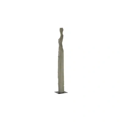 Phillips Collection White Stone Cast Women Statue In Gray