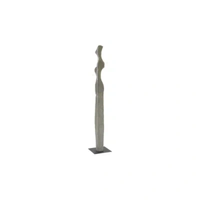 Phillips Collection White Stone Cast Women Statue In Gray