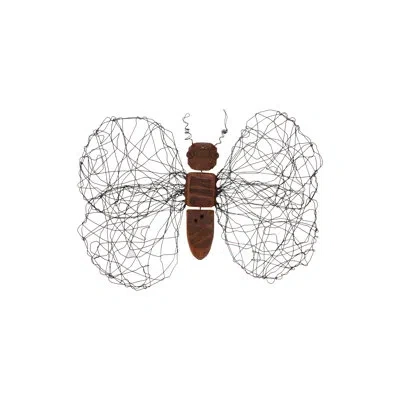 Phillips Collection Wire Wing Butterfly Wall Décor In Brown