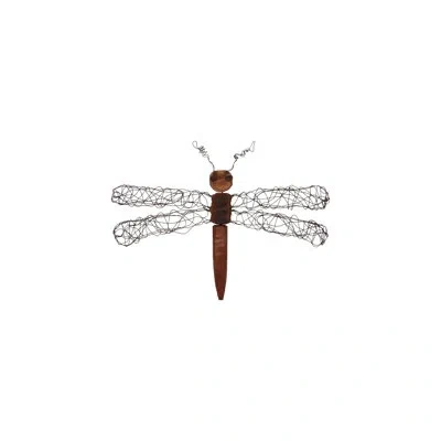 Phillips Collection Wire Wing Dragonfly Wall Décor In Brown