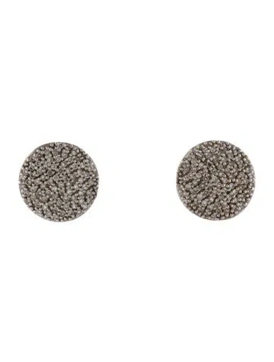 Pre-owned Phillips House 14k Diamond Stud Earrings In Multicolor