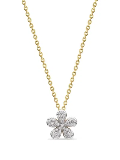 Phillips House 14k Gold Forget-me-not Necklace