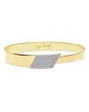 Phillips House 14k Yellow Gold Diamond Graduated Angle Love Always Bracelet In Gold
