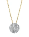 Phillips House 14k Yellow Gold Diamond Infinity Necklace, 16-18 In Gold