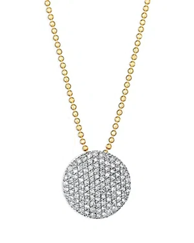 Phillips House 14k Yellow Gold Diamond Infinity Necklace, 16-18