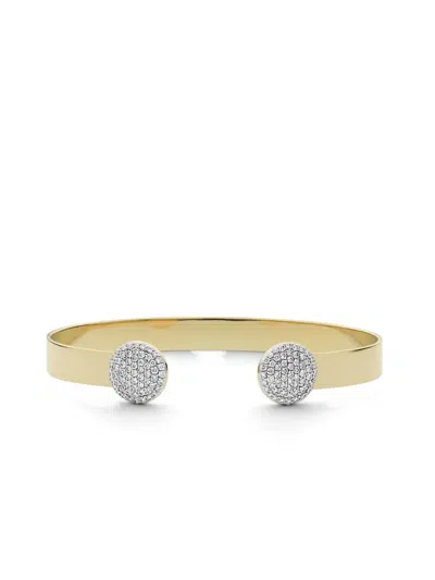 Phillips House 14k Yellow Gold Double Infinity Diamond Bracelet