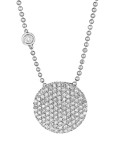 Phillips House Infinity Diamond Necklace In Silver