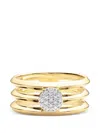 Phillips House Infinity Diamond Triple-layer Ring In Gold