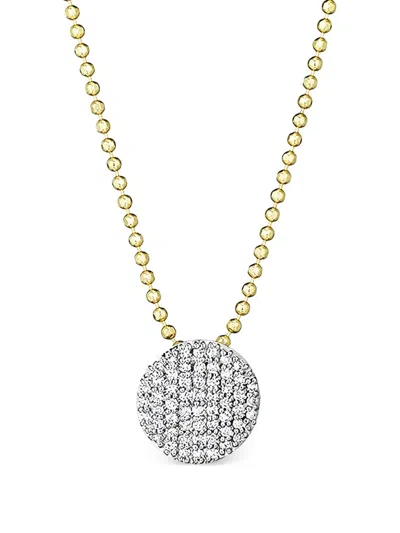 Phillips House Mini Infinity Diamond Necklace In Gold