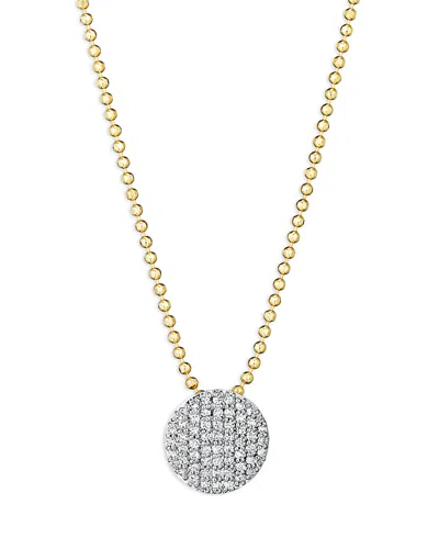 Phillips House Rhodium & 14k Yellow Gold Diamond Mini Infinity Necklace, 16-18