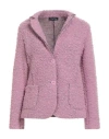 Philly Firenze Woman Jacket Pink Size L Wool, Polyester