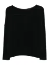 Philo-sofie Boat-neck Cashmere Sweater In Black