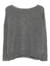 Philo-sofie Boat-neck Cashmere Sweater In Gray