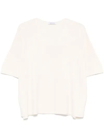 Philo-sofie Fine-knit T-shirt In 中性色