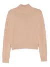 Philo-sofie Funnel-neck Sweater In Brown